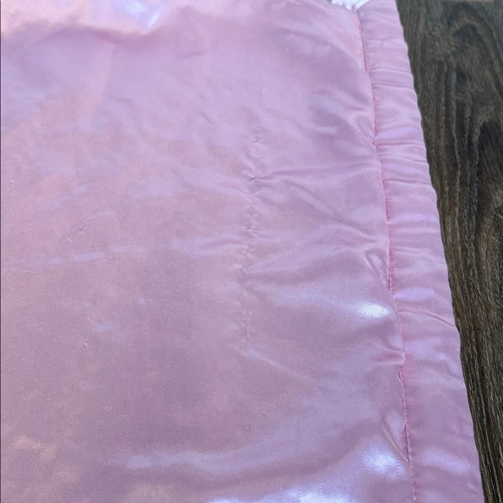 Little‎ Bedding by Nojo Pink Swirl Satin Trim Little Princess Crown Baby Blanket